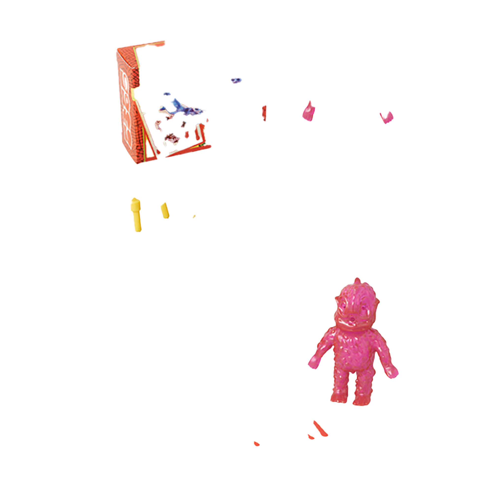 コスモス エーリアン A（クリアレッド）／コスモス エーリアン B（クリアレッド）