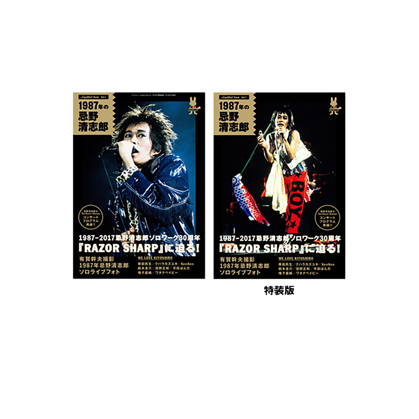 忌野清志郎『Amplifier Book Vol.1～ 1987年の忌野清志郎～』（通常版とカバー違いの特装版！）