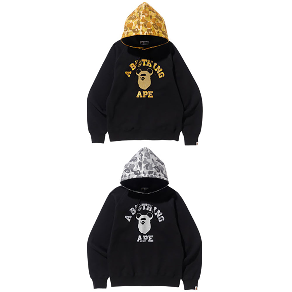 APE HEAD BE@R COLLEGE PULLOVER HOODIE_0