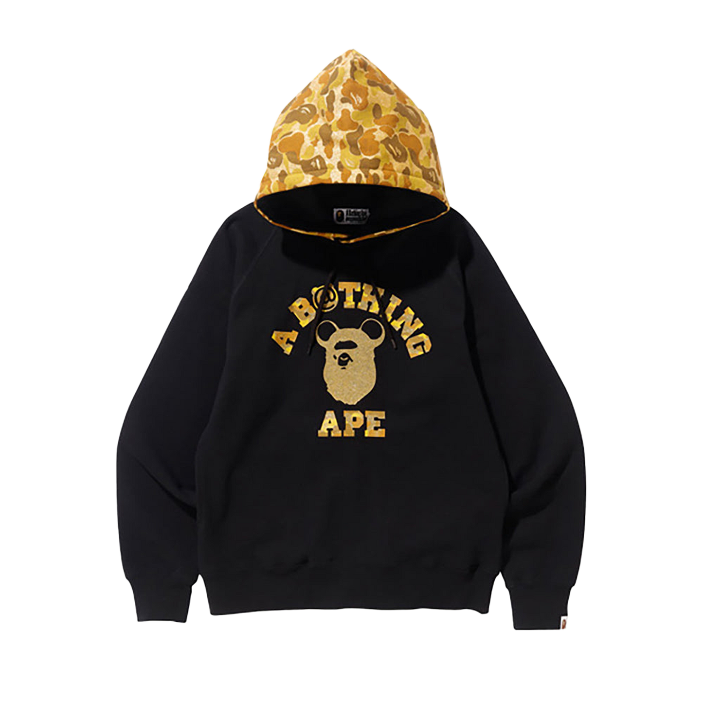 APE HEAD BE@R COLLEGE PULLOVER HOODIE
