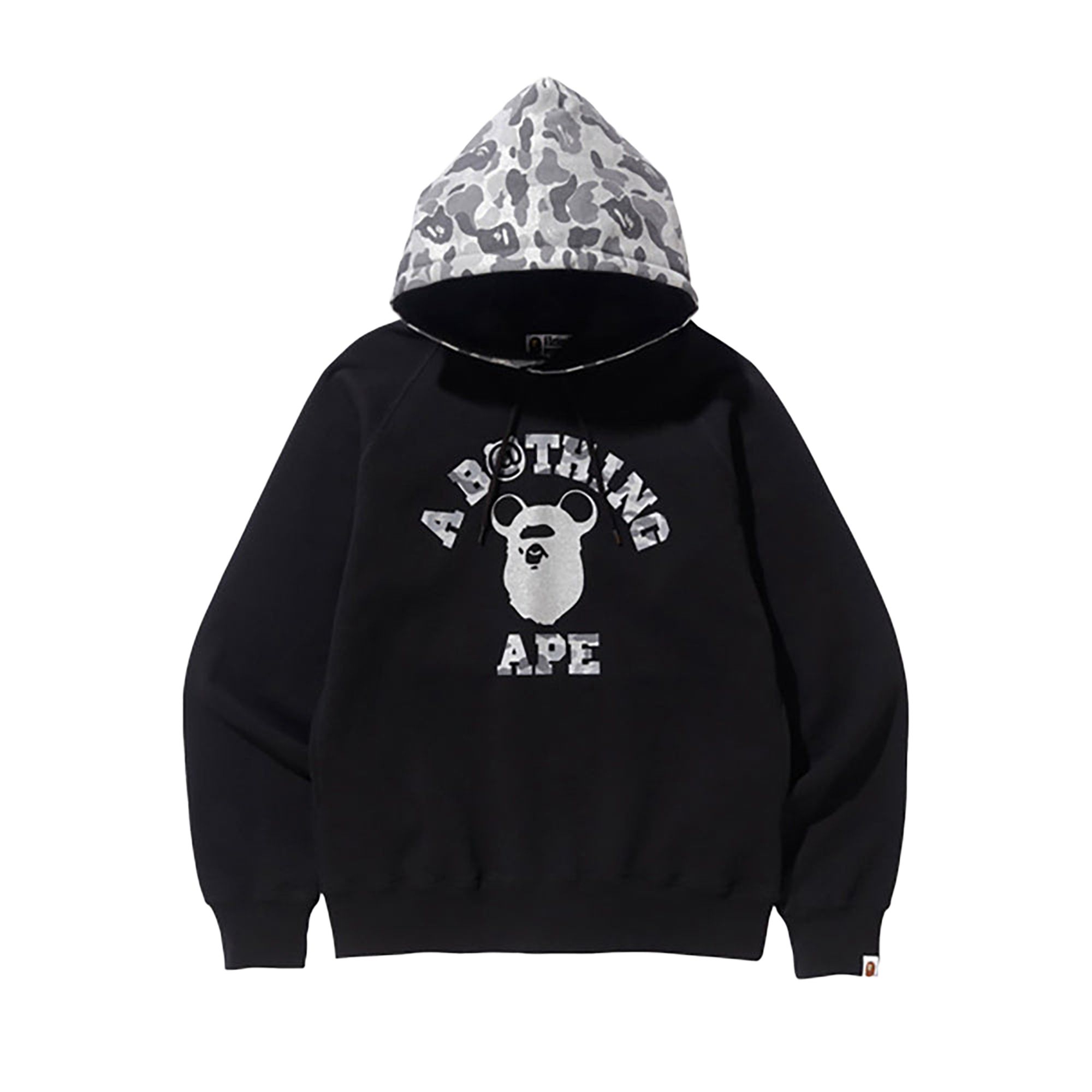 APE HEAD BE@R COLLEGE PULLOVER HOODIE