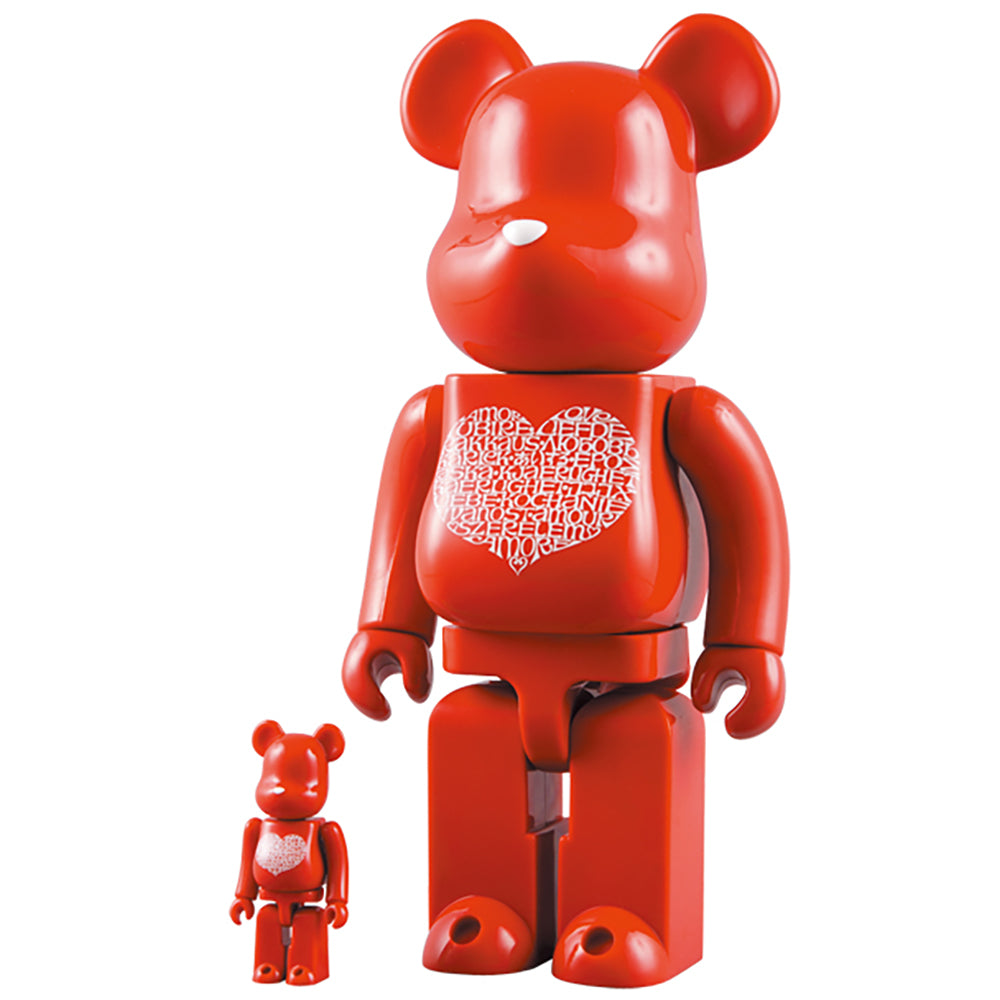 International Love Heart BE@RBRICK 100% & 400% SET_0