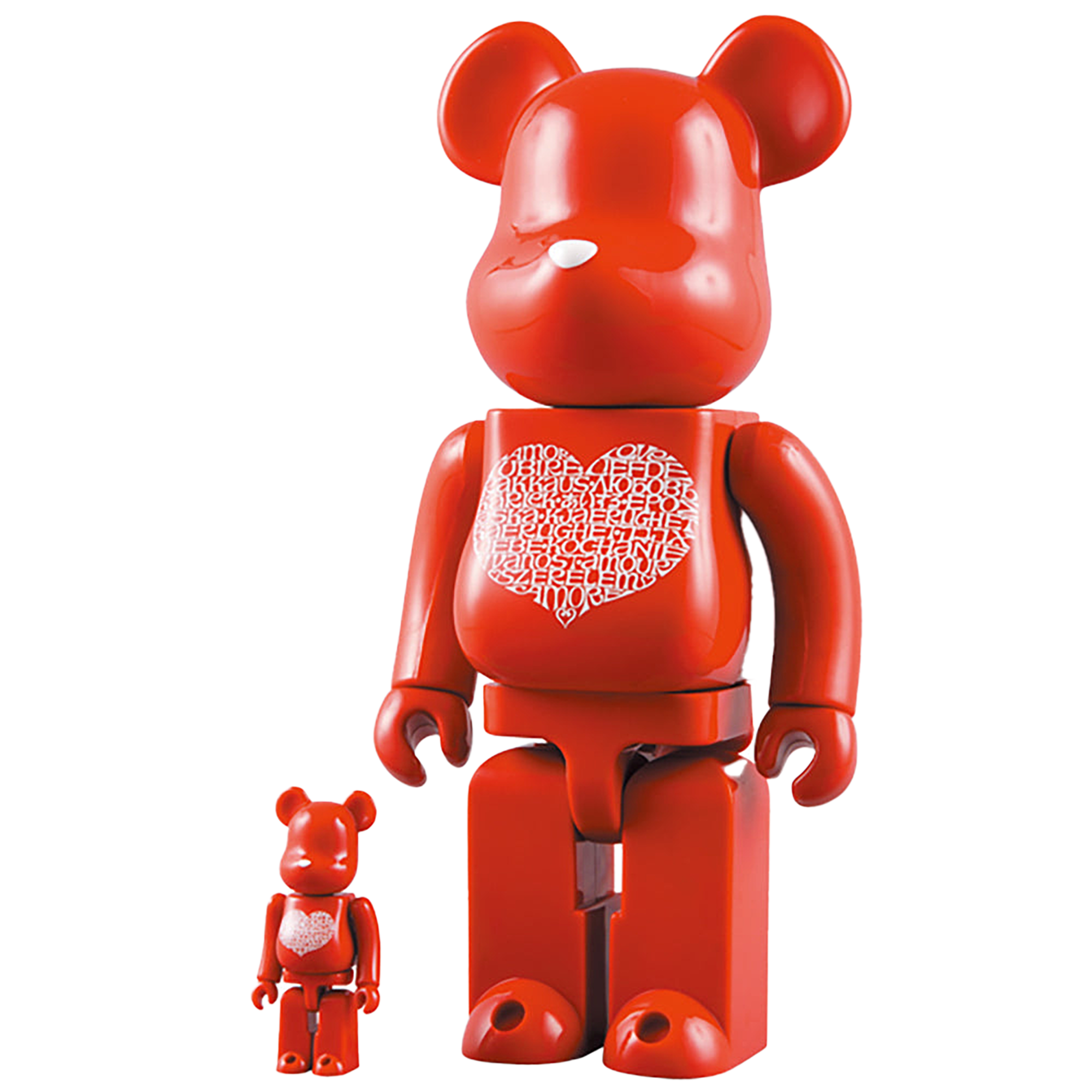 International Love Heart BE@RBRICK 100% & 400% SET