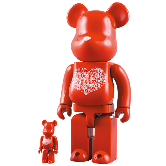 International Love Heart BE@RBRICK 100% & 400% SET