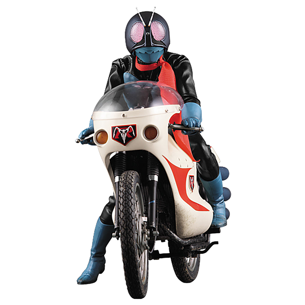 仮面ライダー1号&サイクロン号デフォルメフィギュア DX 仮面ライダー旧1号 Ver.3.5 ＆ サイクロン号 | MEDICOM TOY