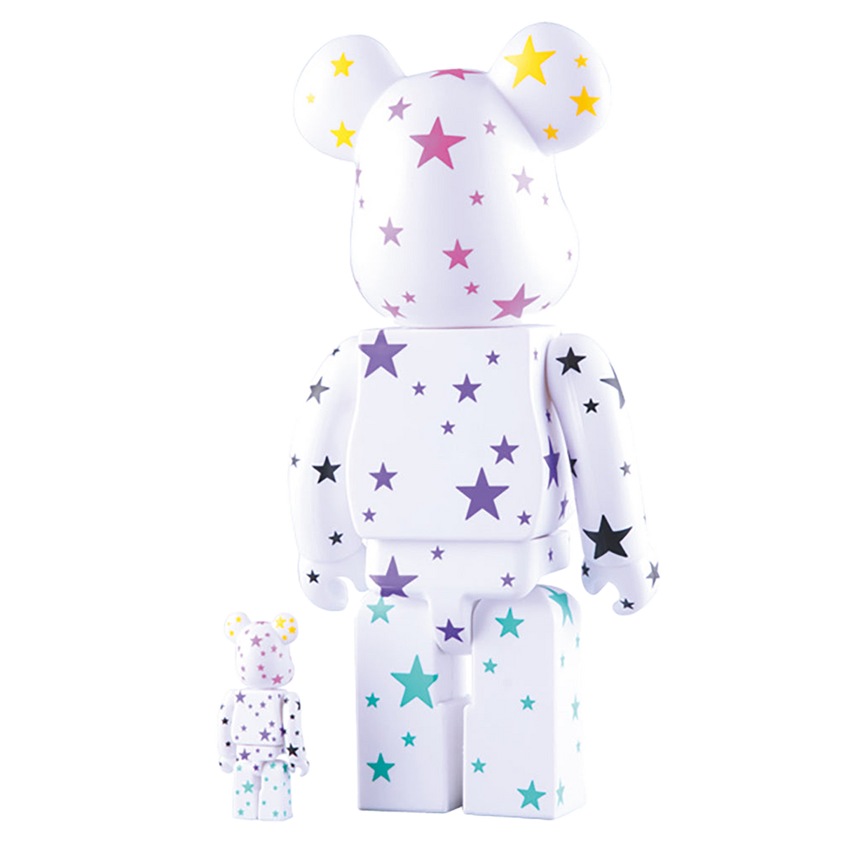 BE@RBRICK atmos 100% & 400% WHITE ／ GLOW IN THE DARK