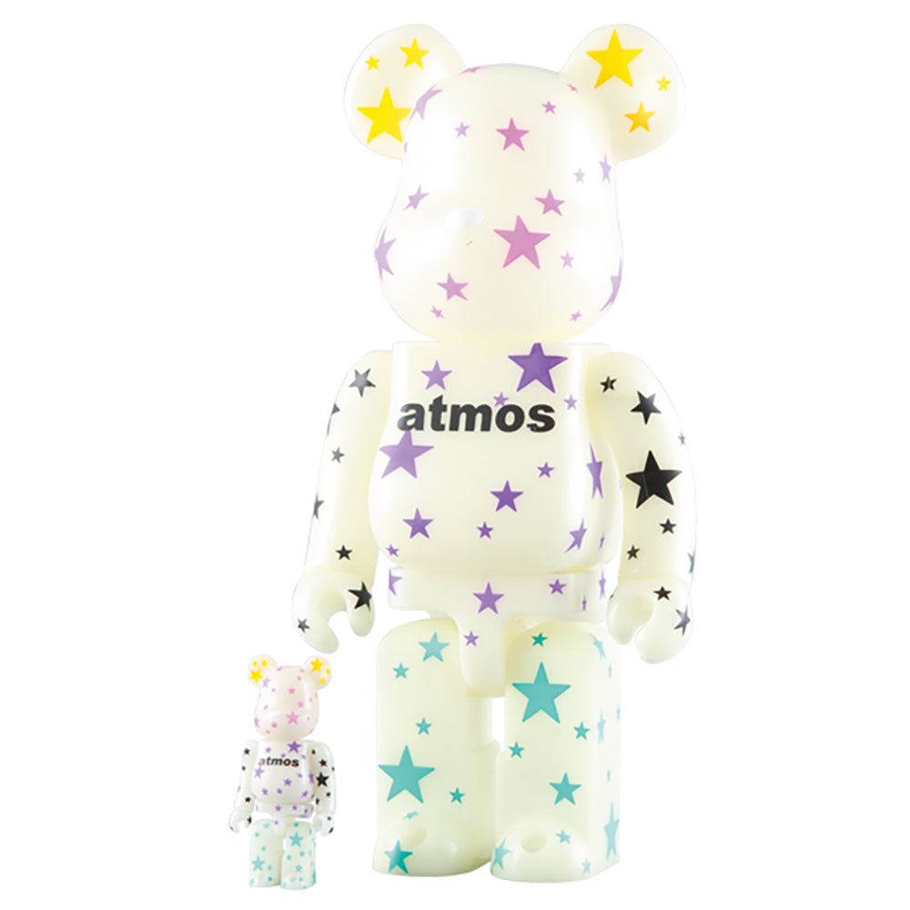 BE@RBRICK atmos 100% & 400% WHITE ／ GLOW IN THE DARK_3