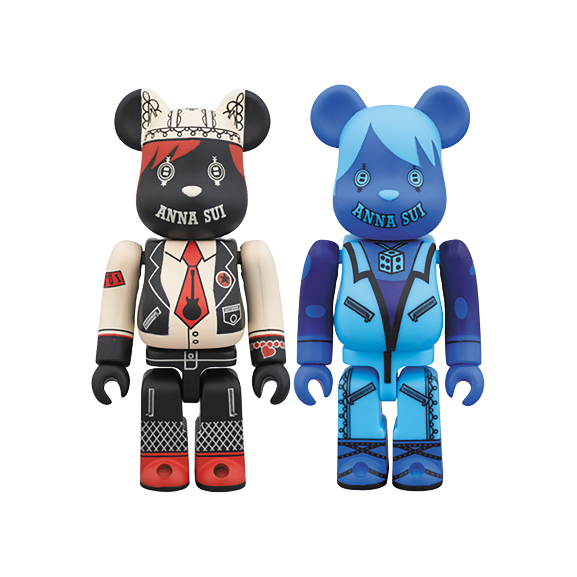 BE@RBRICK ANNA SUI 100％ BLACK / BLUE