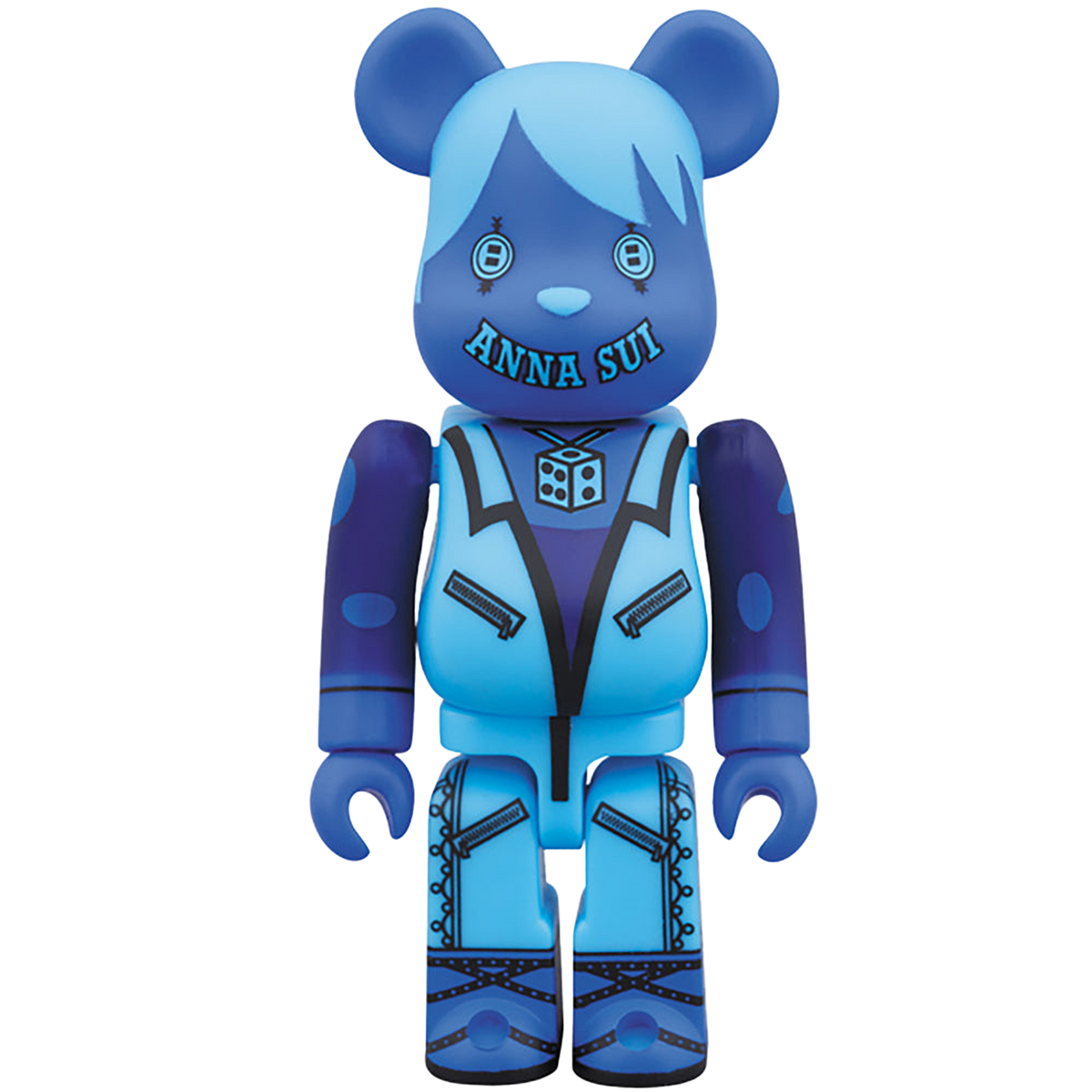 BE@RBRICK ANNA SUI 100％ BLACK / BLUE