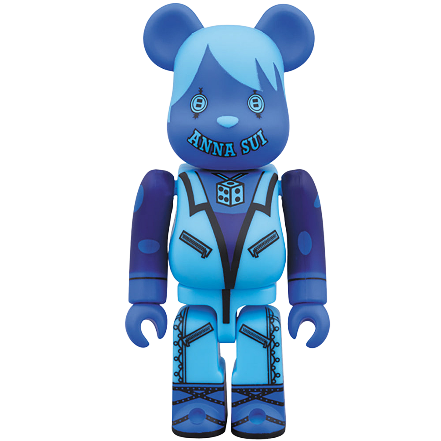 BE@RBRICK ANNA SUI 100％ BLACK / BLUE