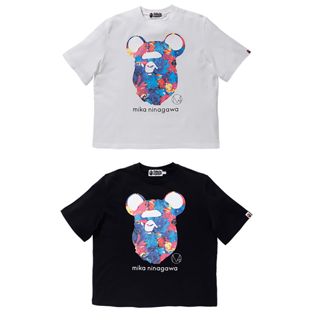 BAPE MN BE@R APE HEAD WIDE TEE_0
