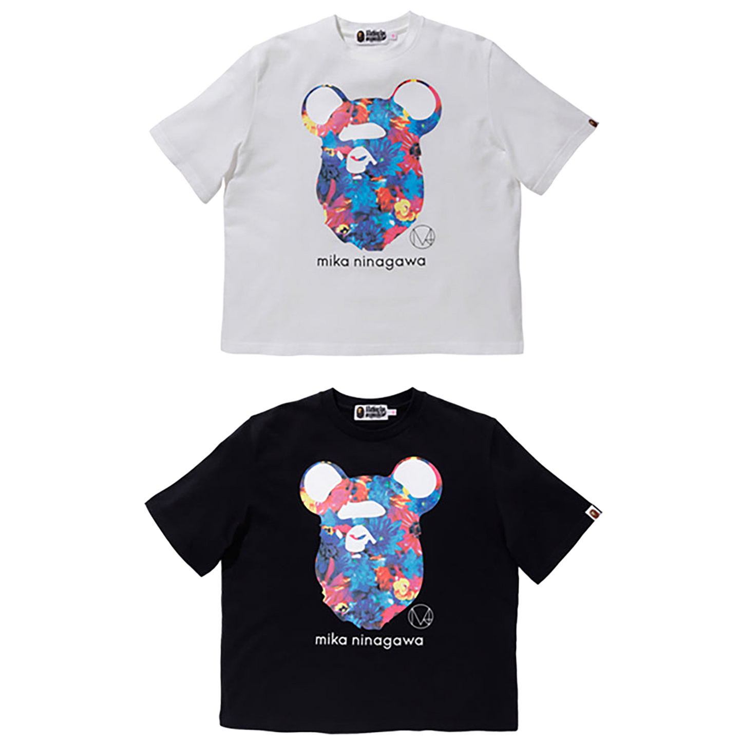 BAPE MN BE@R APE HEAD WIDE TEE