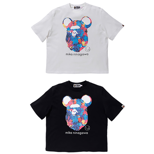 BAPE MN BE@R APE HEAD WIDE TEE