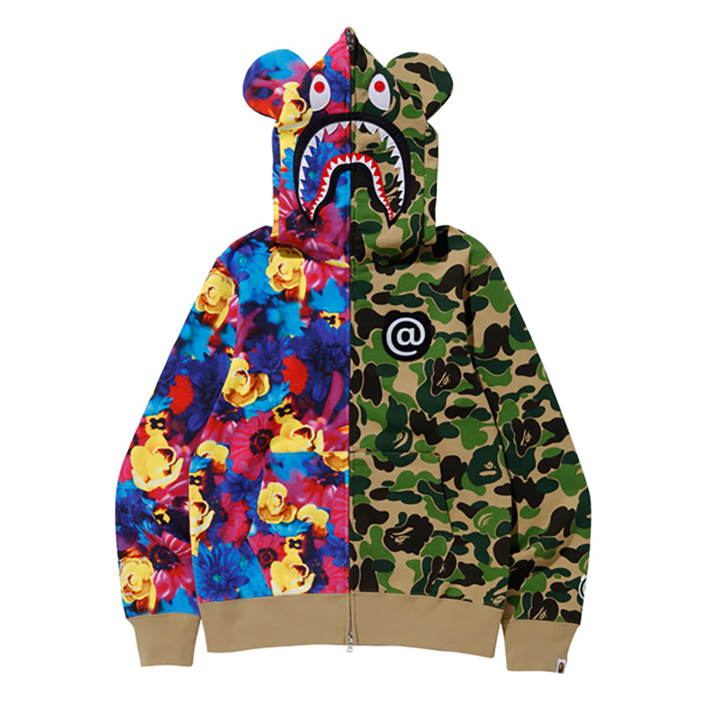 BAPE MN BE@R SHARK FULL ZIP HOODIE_1