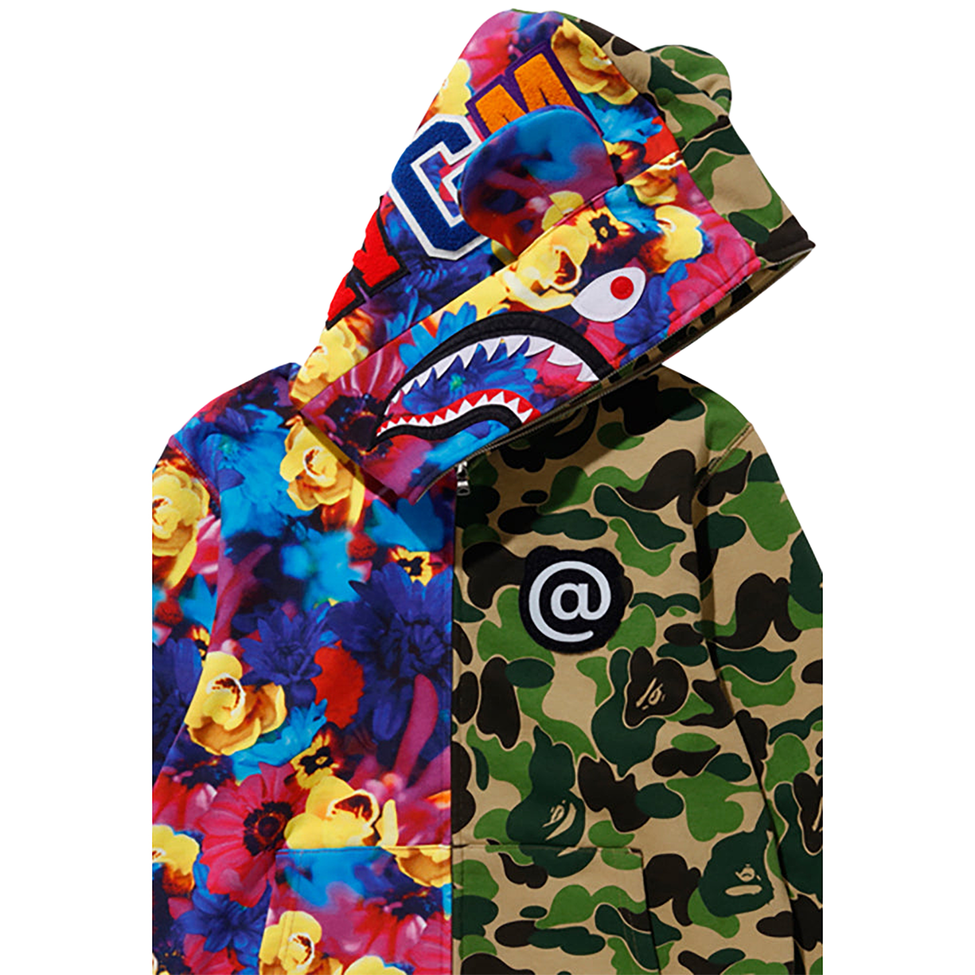 BAPE MN BE@R SHARK FULL ZIP HOODIE