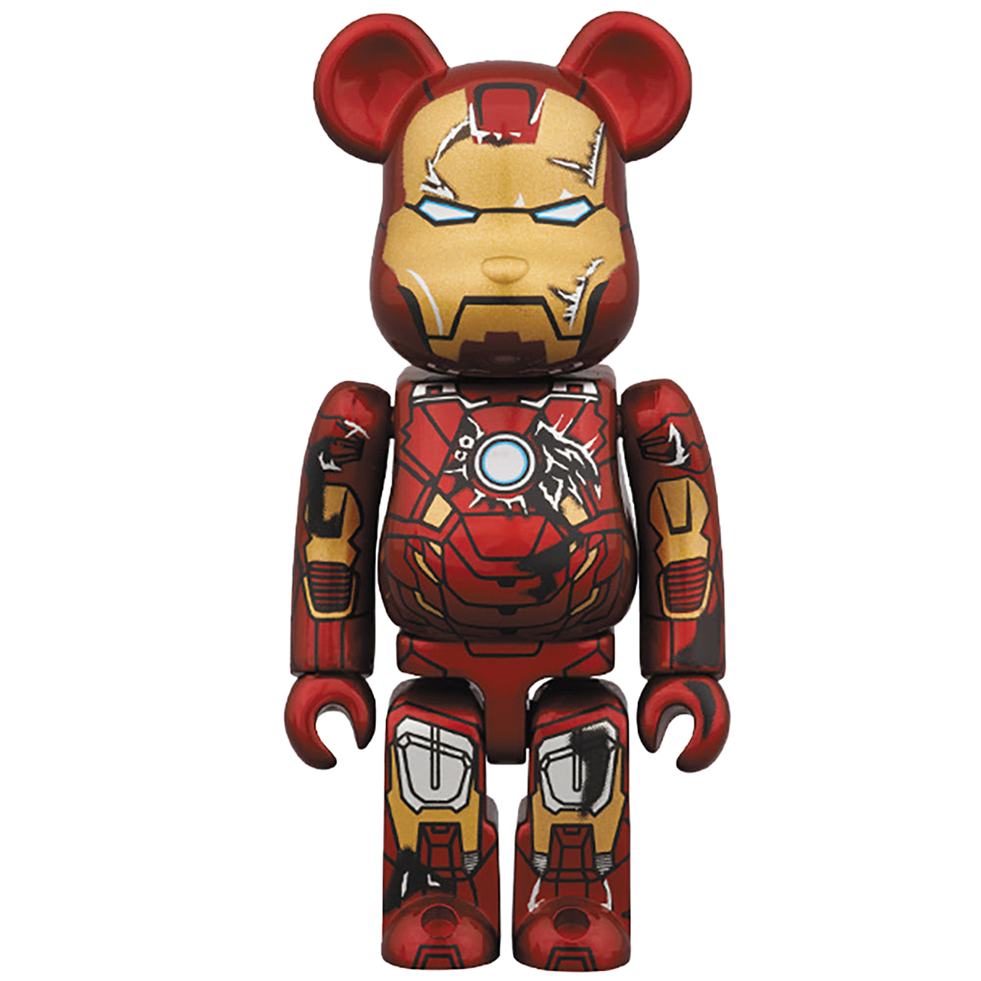 BE@RBRICK THE AVENGERS DAMAGE Ver. 100％