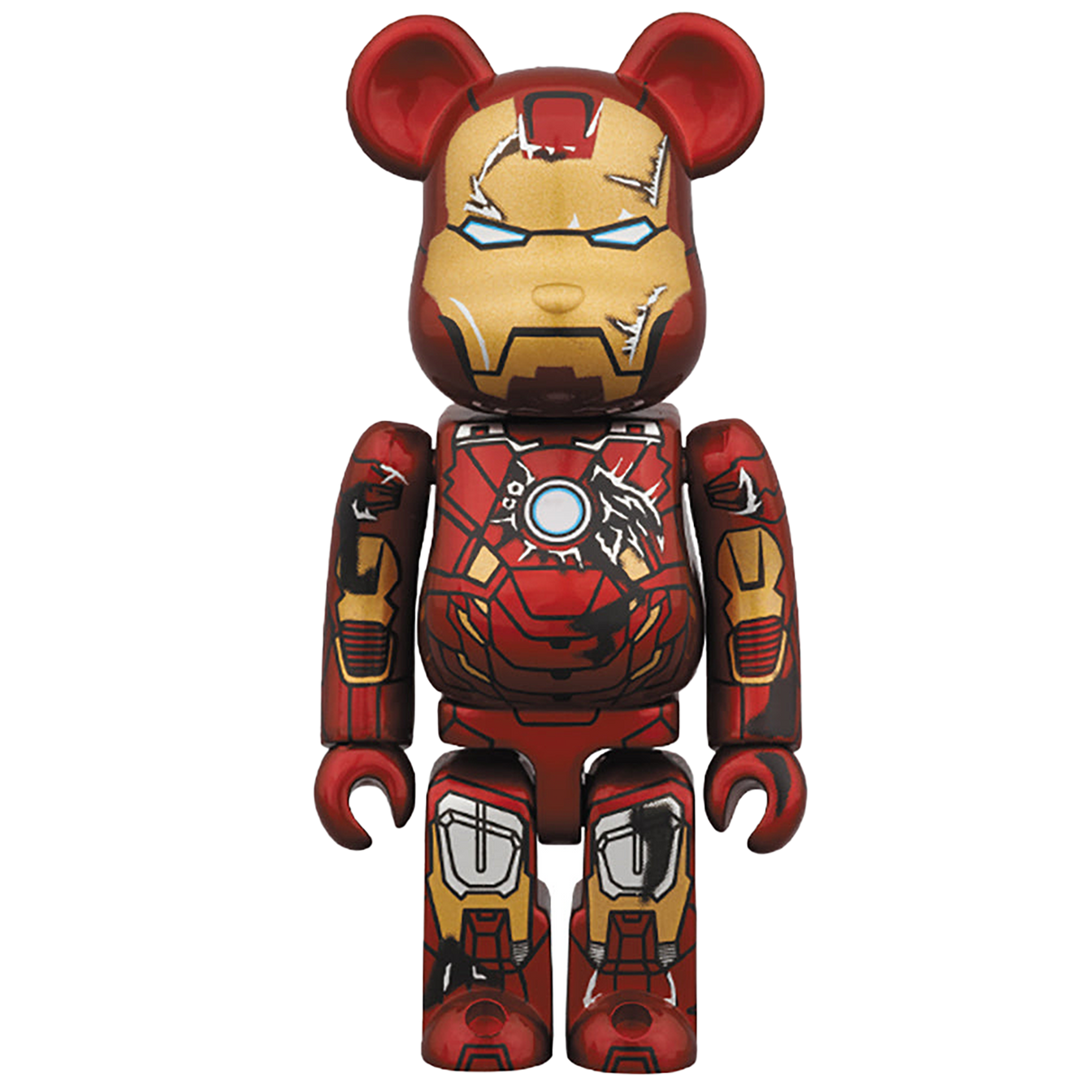 BE@RBRICK THE AVENGERS DAMAGE Ver. 100％