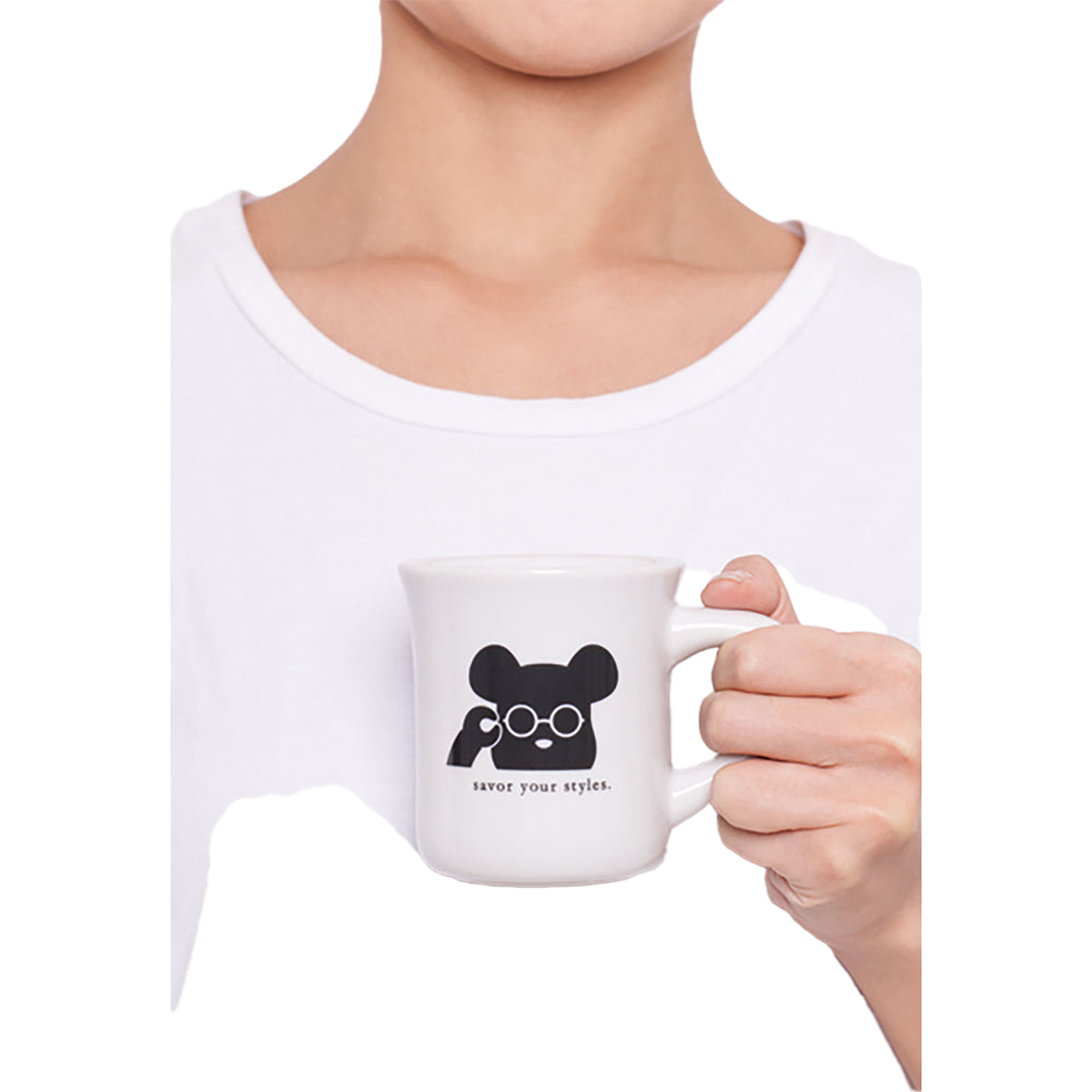 BE@RBRICK rim of jins MUG