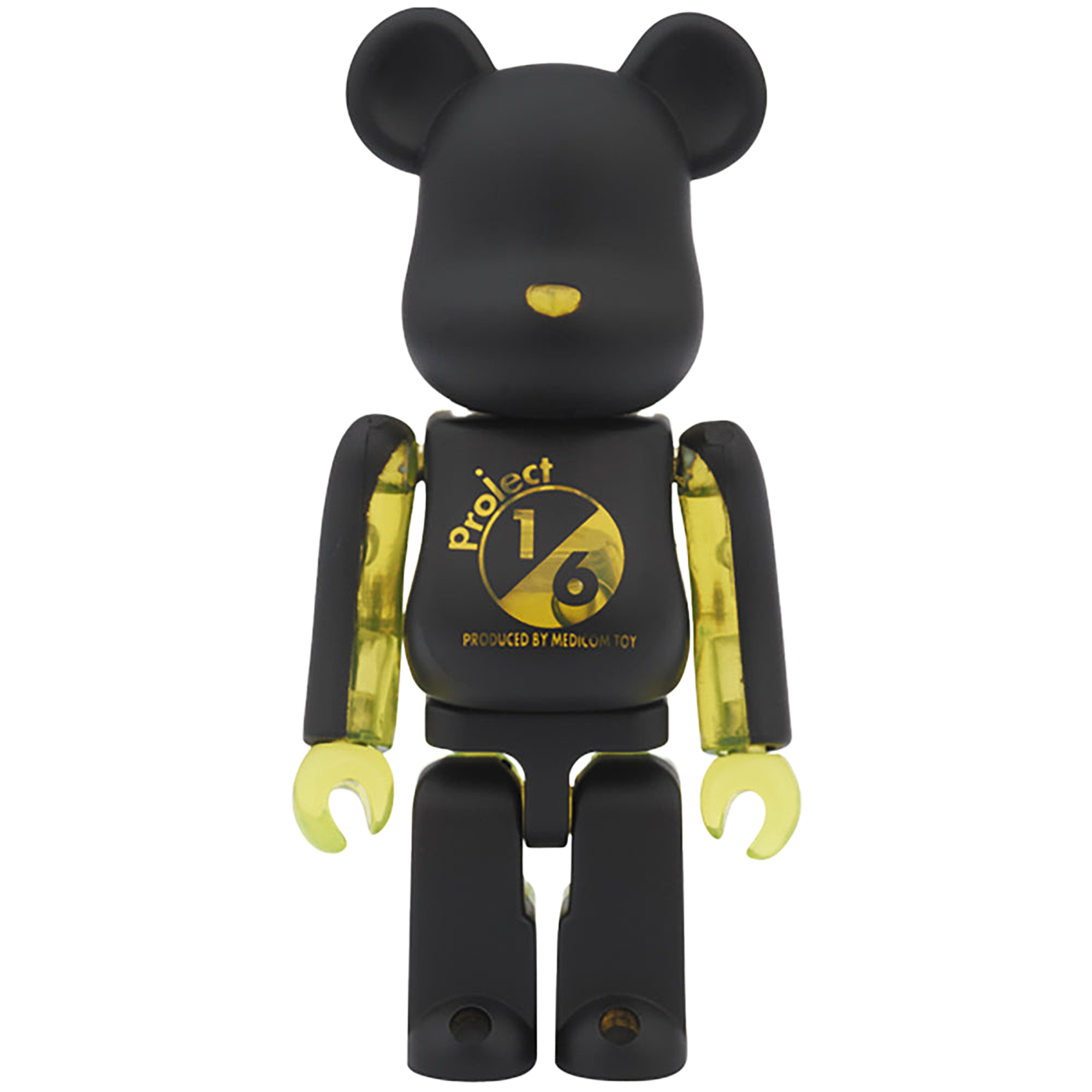 2013 NOVELTY BE@RBRICK（ブラック × イエロークリア / ブラック × レッドクリア / ブラック × ブルークリア）