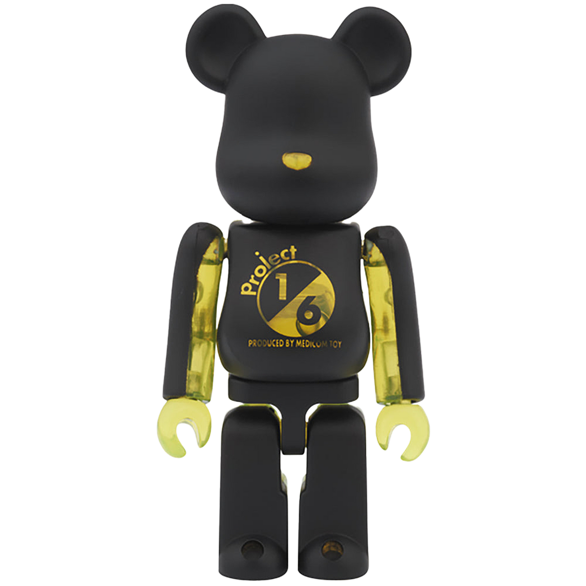 2013 NOVELTY BE@RBRICK（ブラック × イエロークリア / ブラック × レッドクリア / ブラック × ブルークリア）