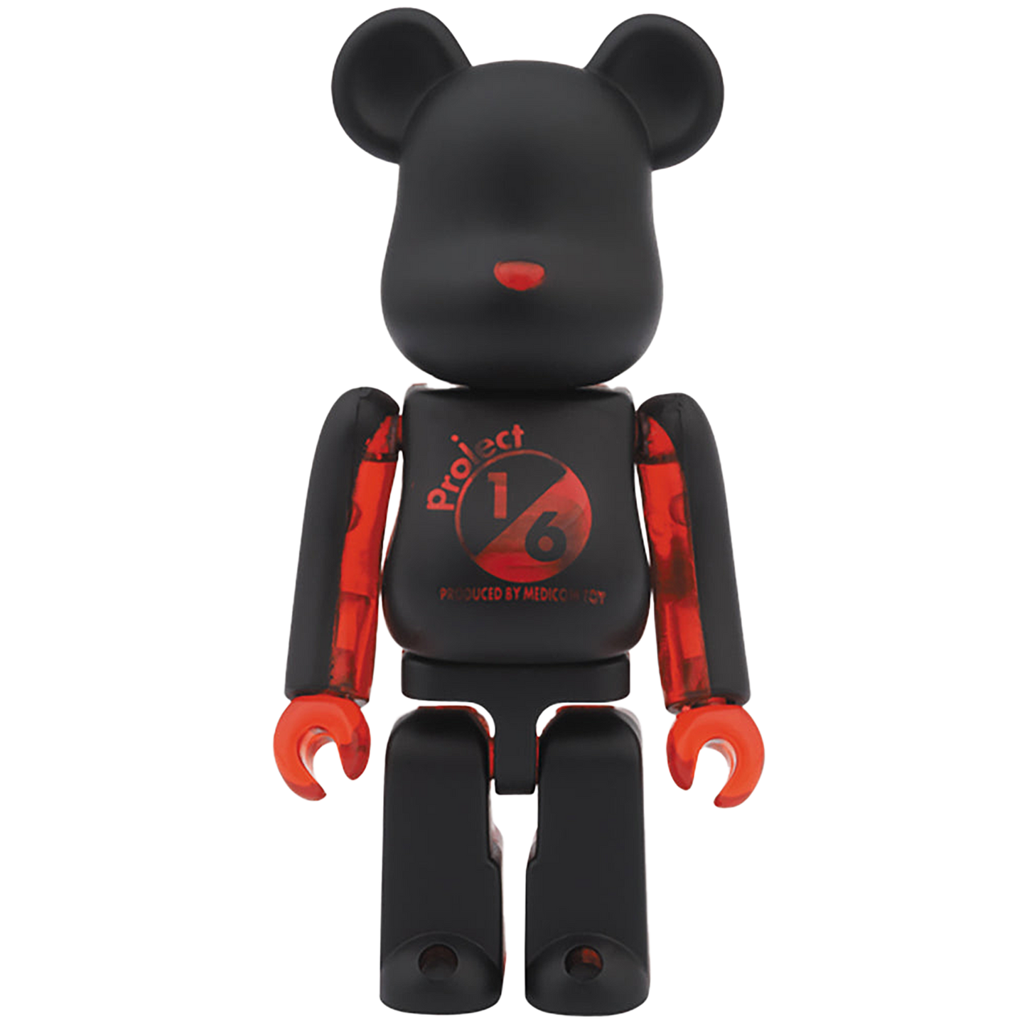 2013 NOVELTY BE@RBRICK（ブラック × イエロークリア / ブラック × レッドクリア / ブラック × ブルークリア）