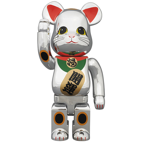 BE@RBRICK 400％ 招き猫 銀メッキ | MEDICOM TOY OFFICIAL STORE