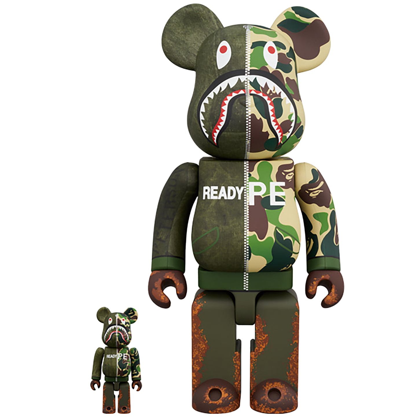 BE@RBRICK READYMADE × A BATHING APE(R) 100% & 400%