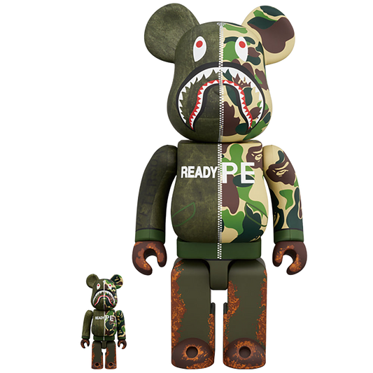 BE@RBRICK READYMADE × A BATHING APE(R) 100% & 400%