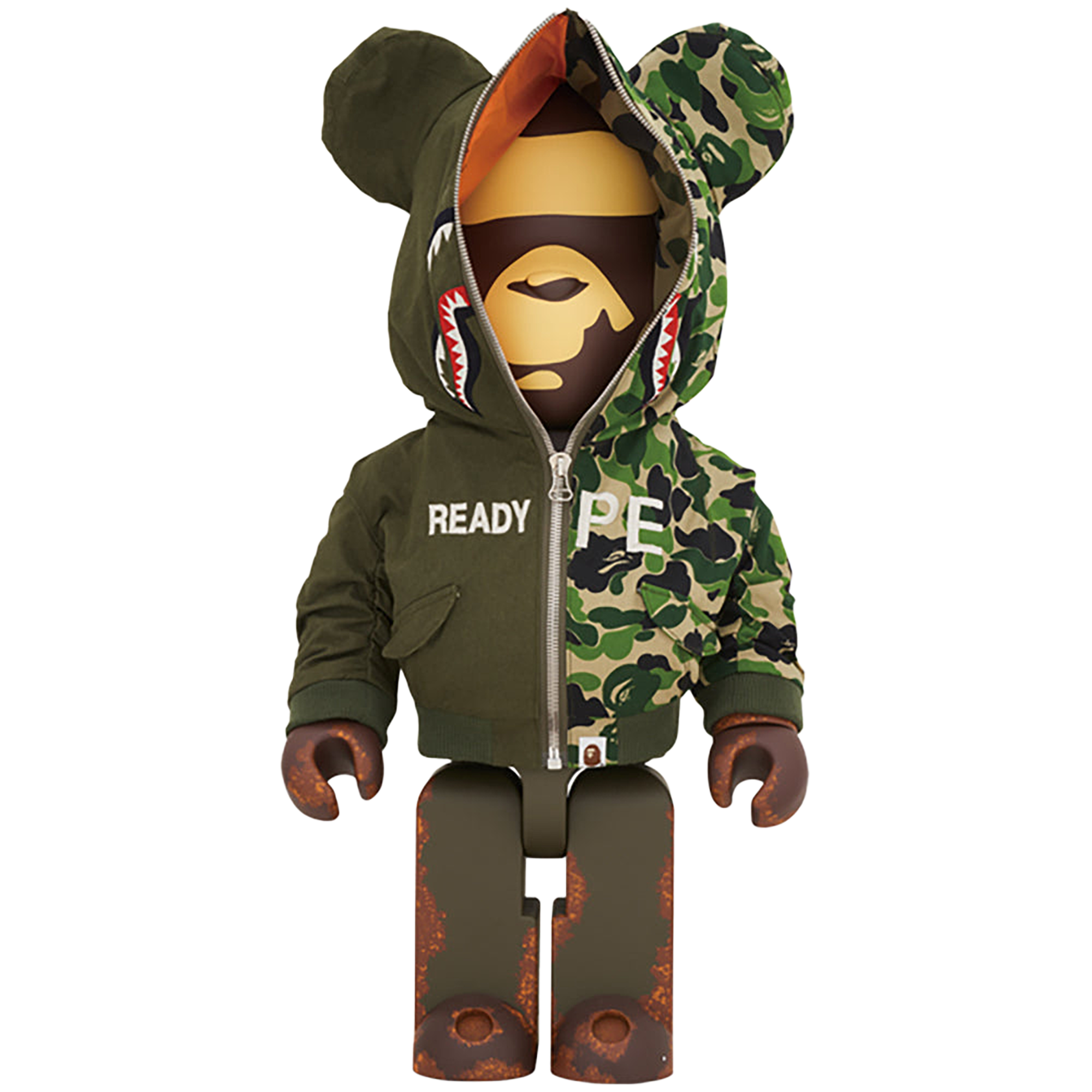 BE@RBRICK READYMADE × A BATHING APE(R) 1000%