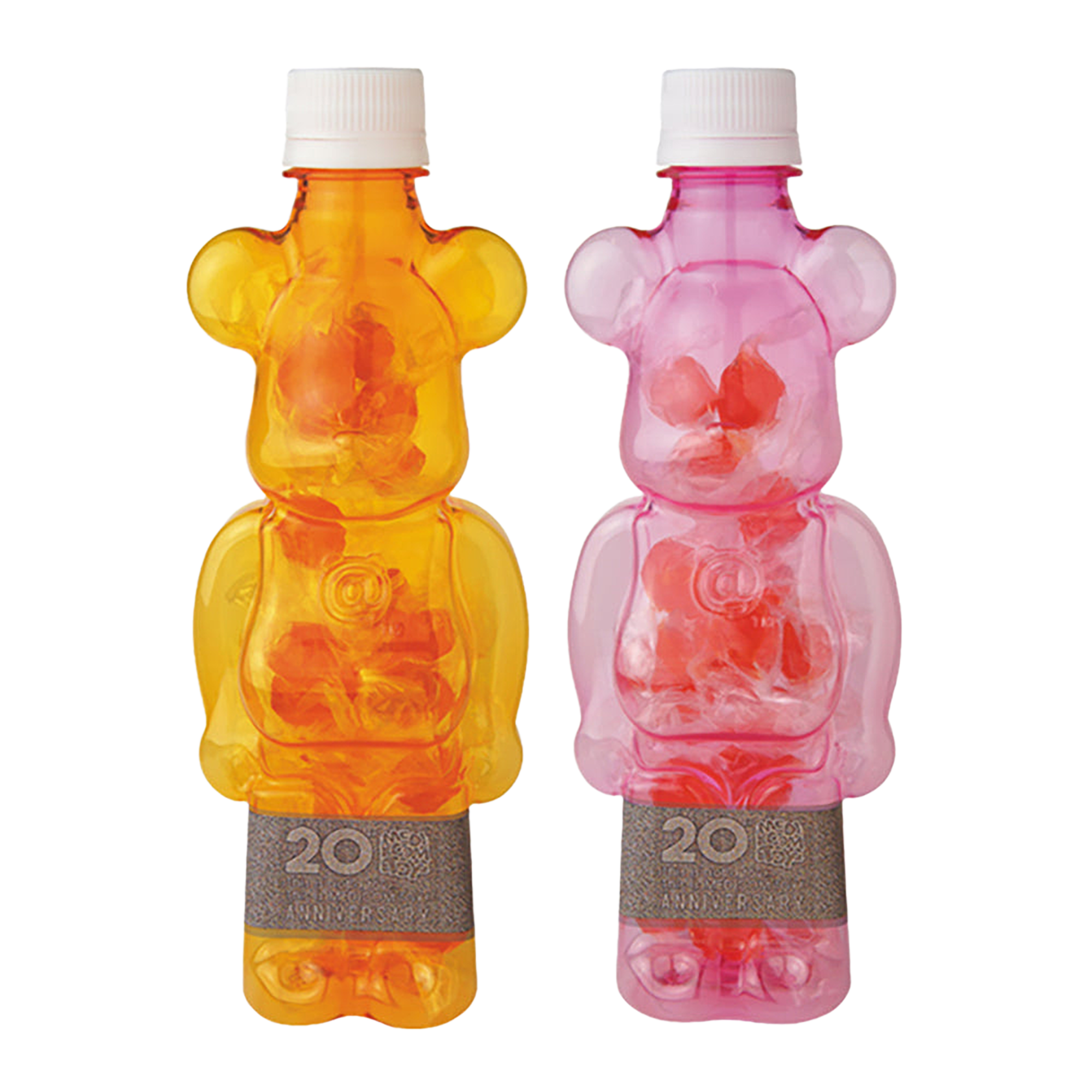 BE@RBRICK BOTTLE キャンディ オレンジ／ピンク