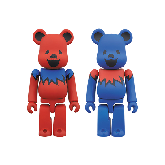 BE@RBRICK GRATEFUL DEAD DANCING BEARS 100%