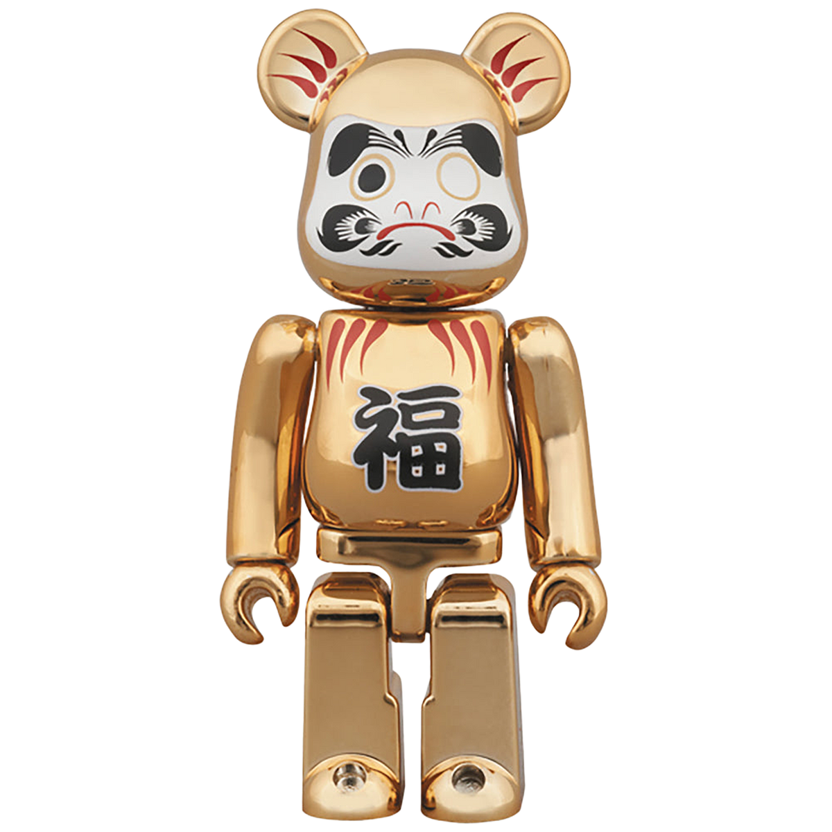 BE@RBRICK 達磨 金メッキ 100％