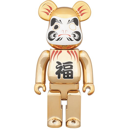 BE@RBRICK 達磨 金メッキ 400%