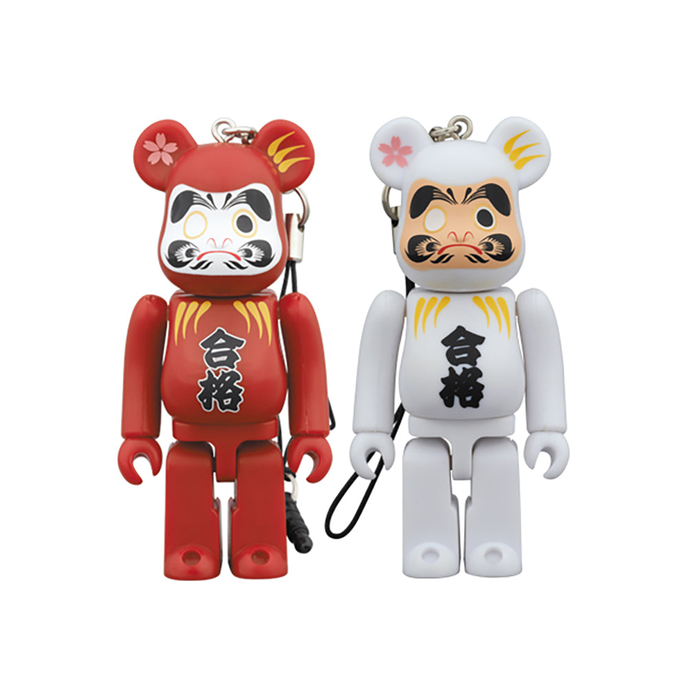 BE＠RBRICK 達磨 合格祈願 紅・白 100%_0