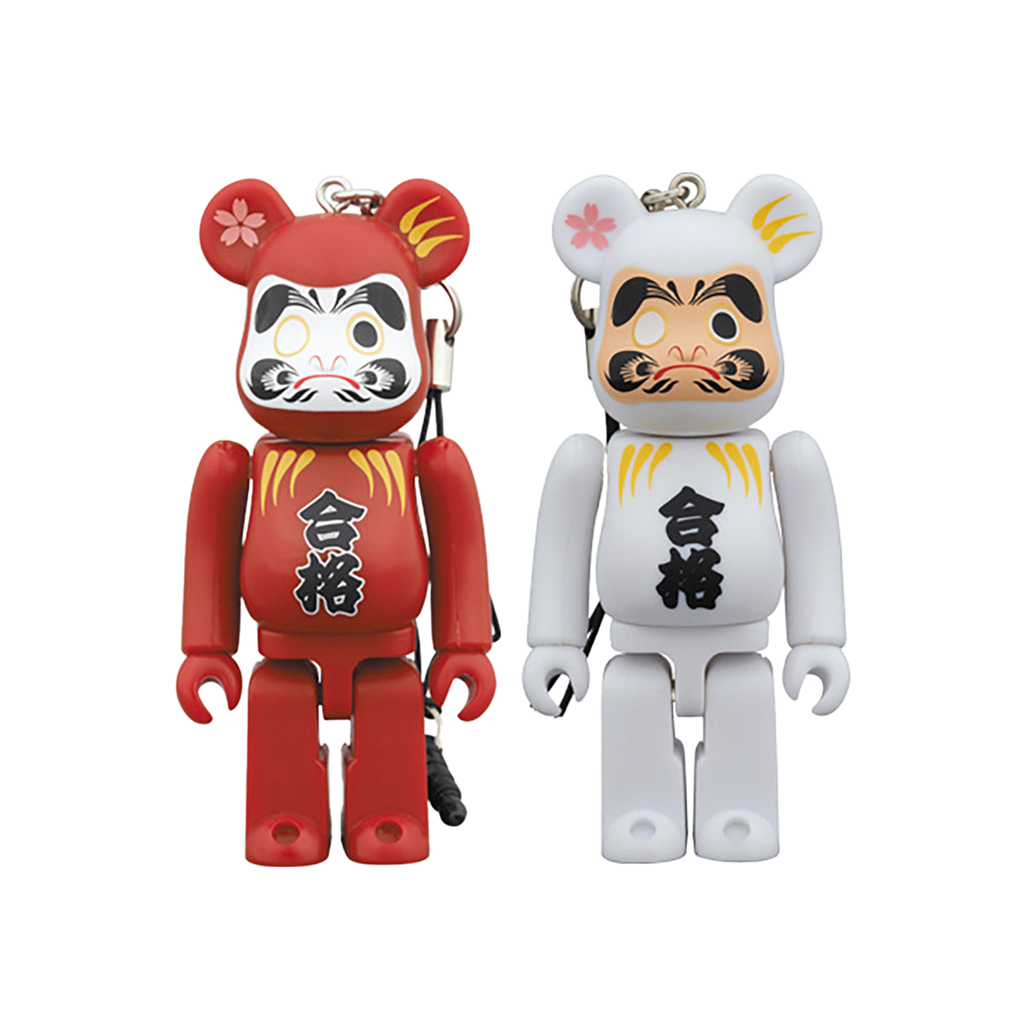 BE＠RBRICK 達磨 合格祈願 紅・白 100%