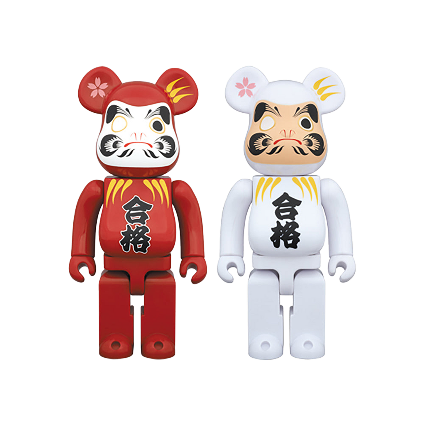 BE＠RBRICK 達磨 合格祈願 紅・白 400%