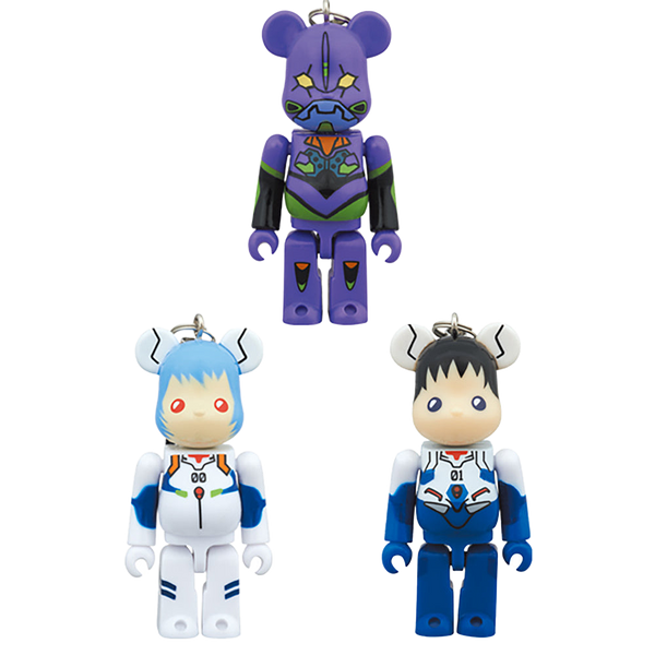 エヴァンゲリオン　ストラップ　BE@RBRICK エヴァンゲリオン BE@RBRICKストラップ | MEDICOM TOY OFFICIAL STORE