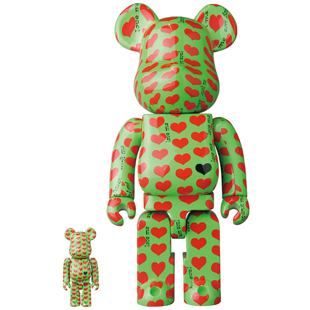 BE@RBRICK Green Heart 100% & 400％_0