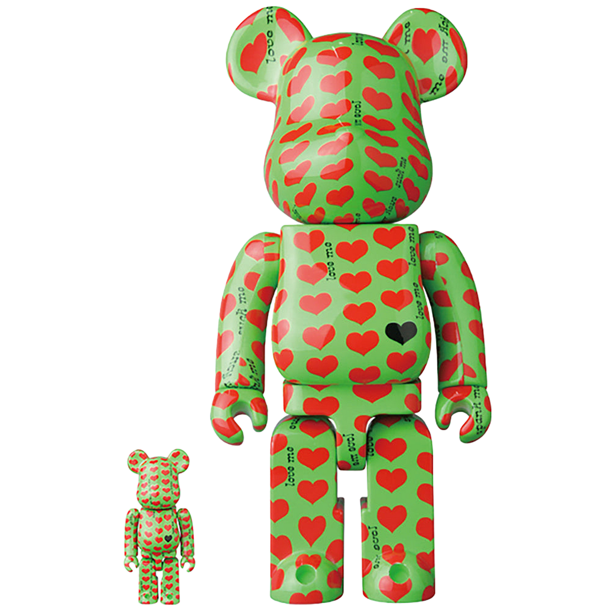 BE@RBRICK Green Heart 100% & 400％