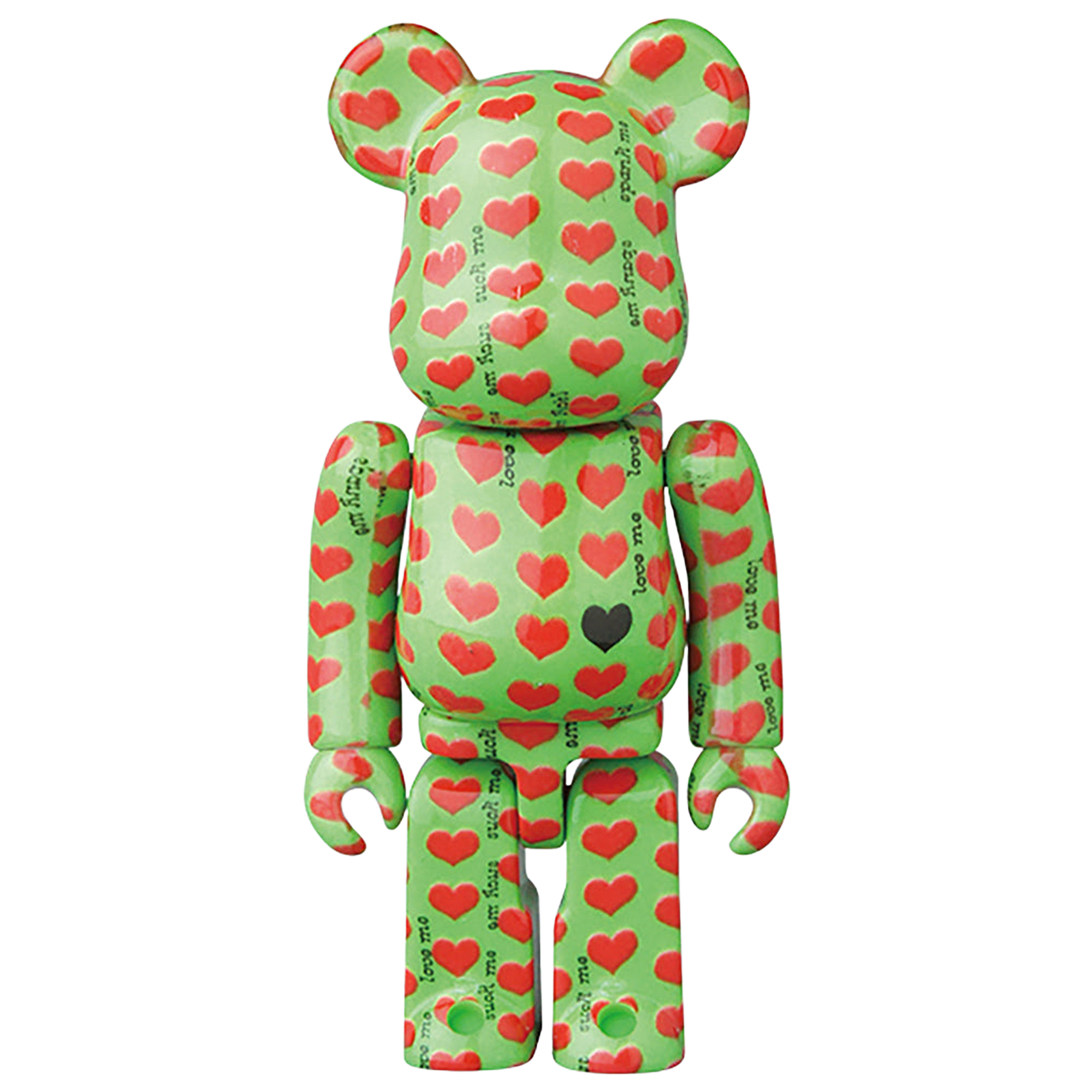 BE@RBRICK Green Heart 100% & 400％