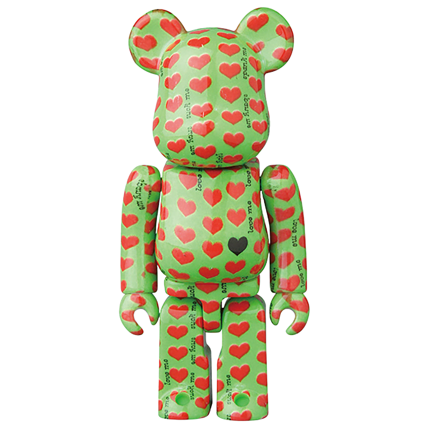 BE@RBRICK Green Heart 100% & 400％