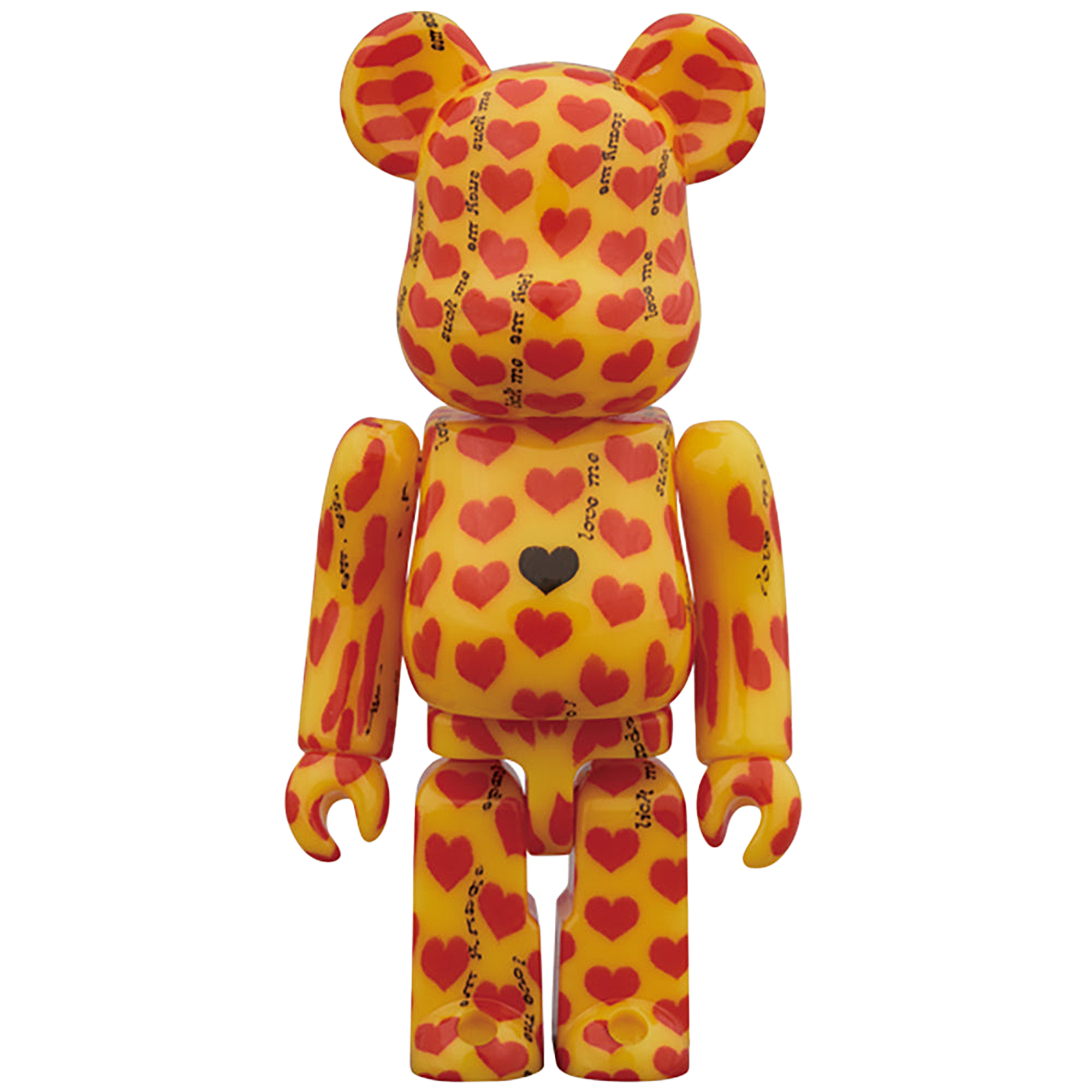 BE@RBRICK Yellow Heart 100% & 400％