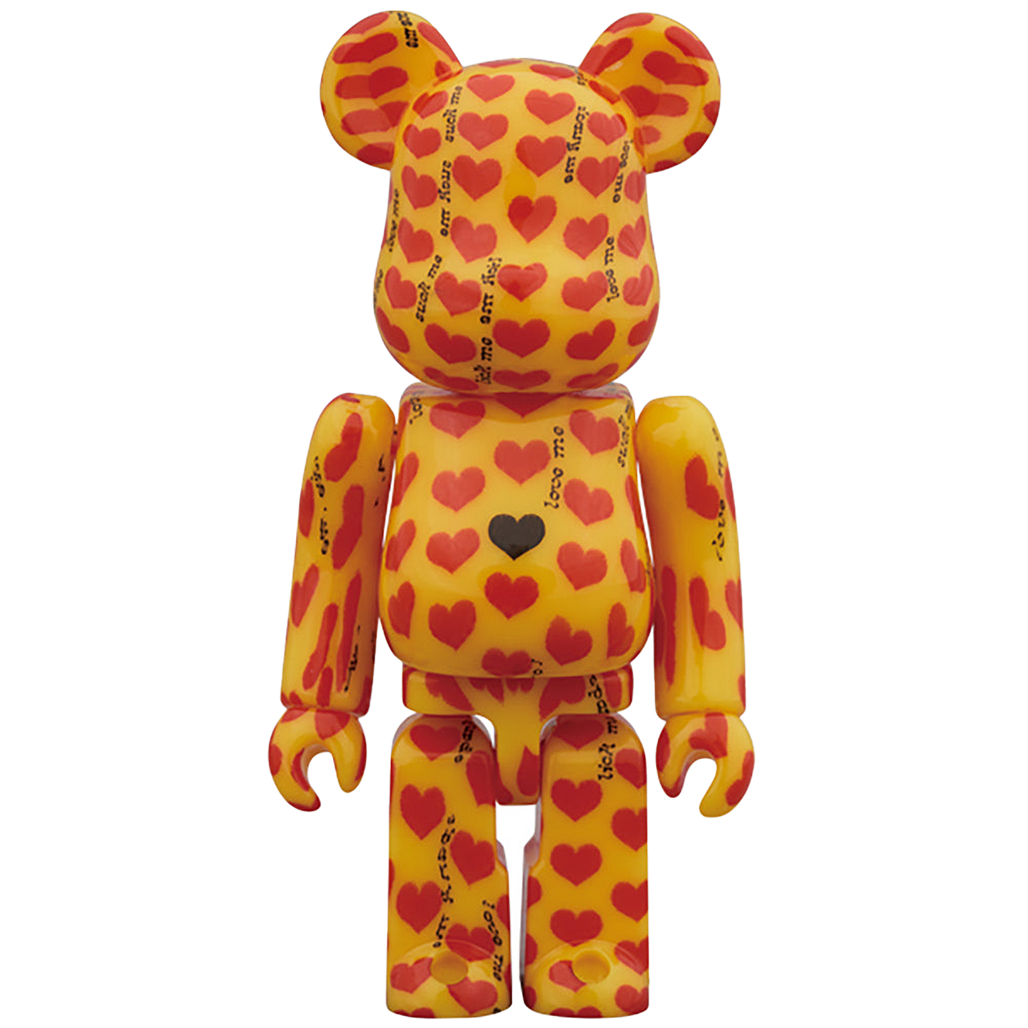 BE@RBRICK Yellow Heart 100% & 400％