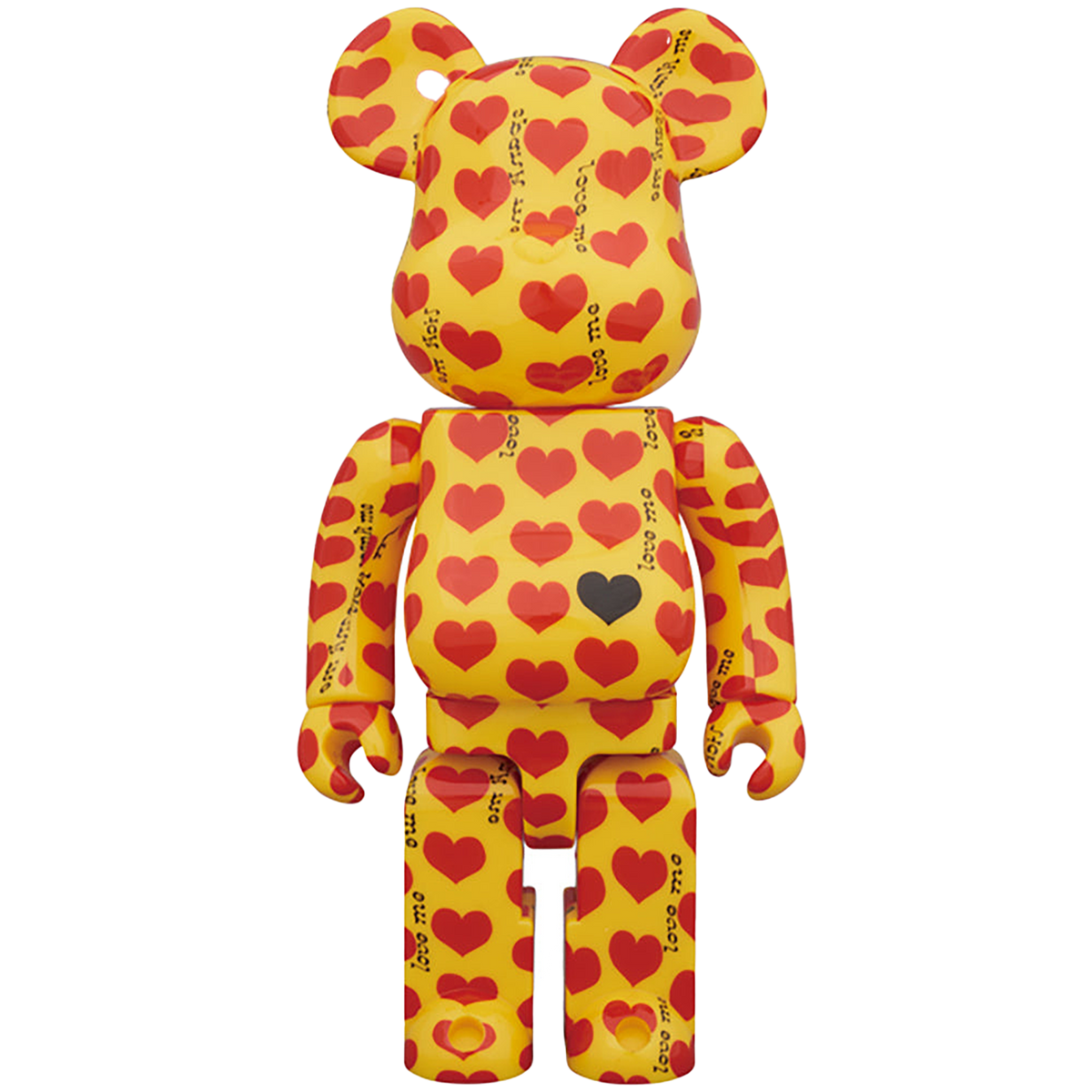 BE@RBRICK Yellow Heart 100% & 400％