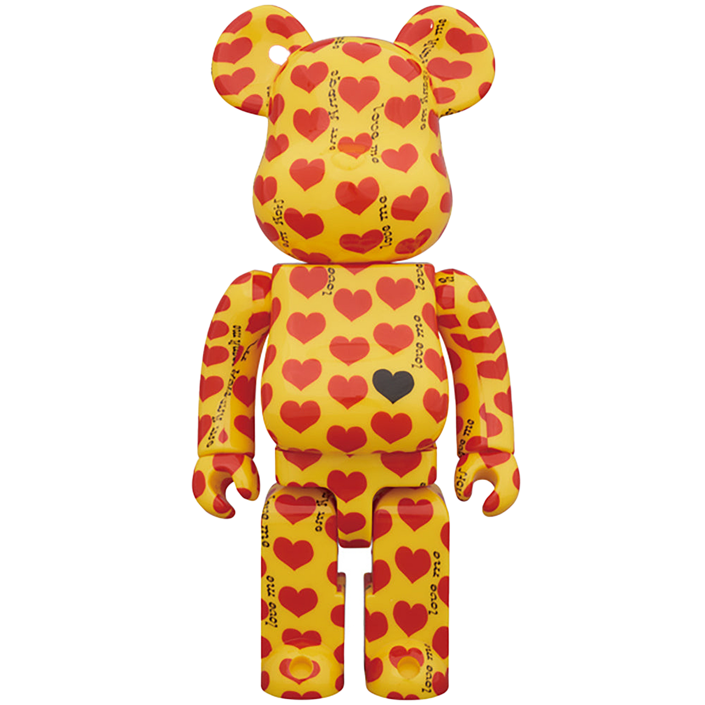 BE@RBRICK Yellow Heart 100% & 400％