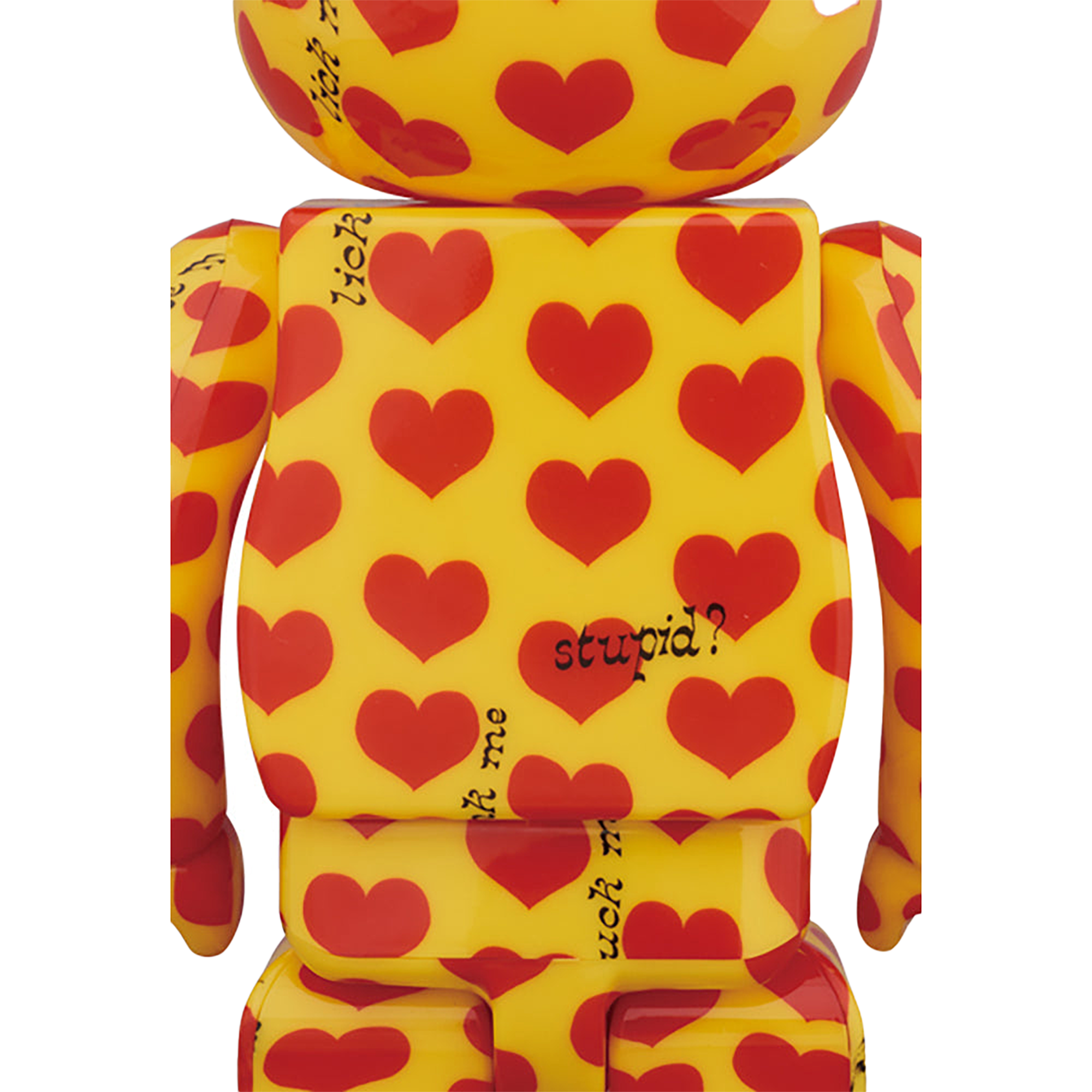 BE@RBRICK Yellow Heart 100% & 400％