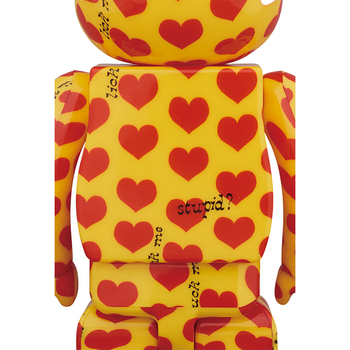 BE@RBRICK Yellow Heart 100% & 400％