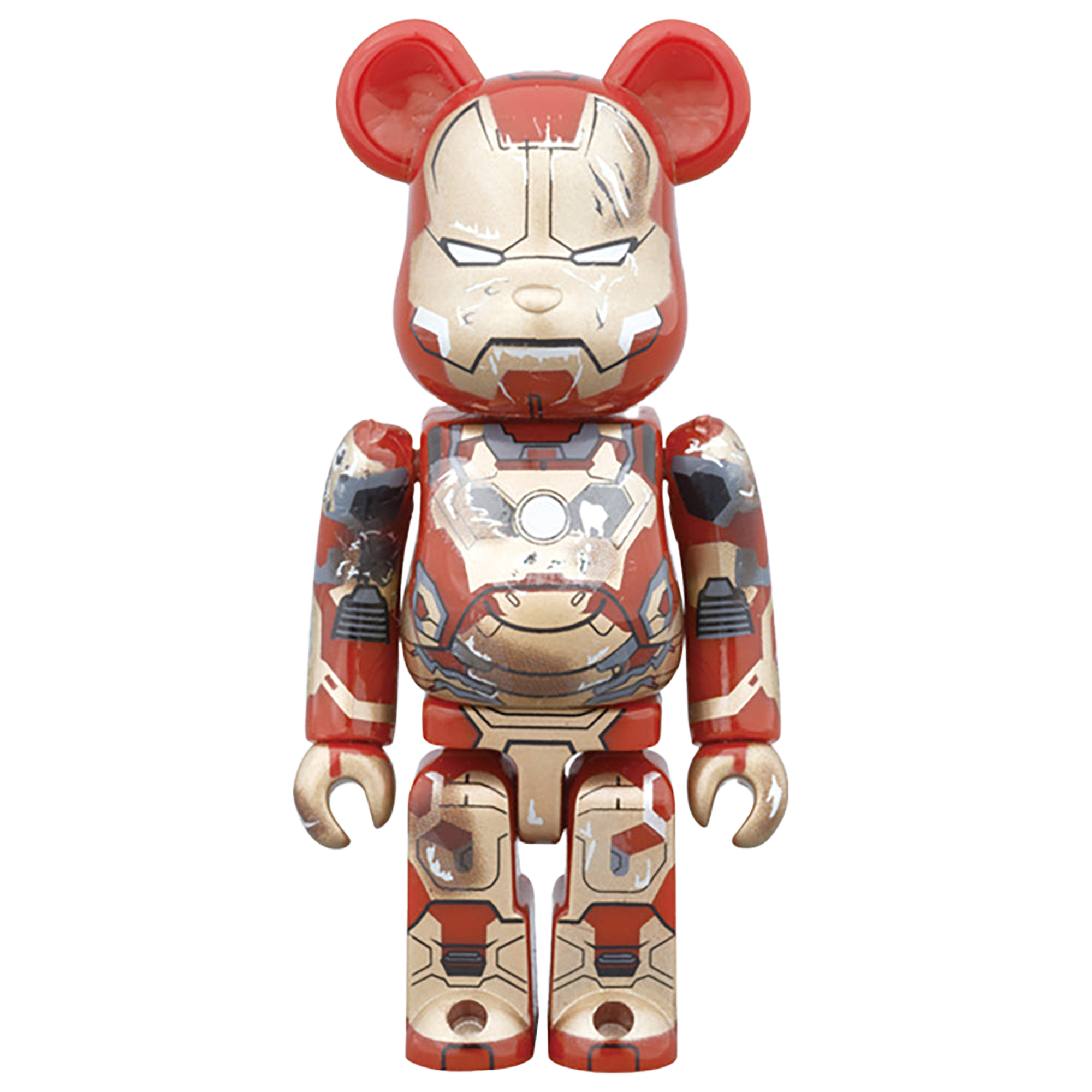 BE@RBRICK IRON MAN MARK XLII（42） 
DAMAGE Ver. 100%