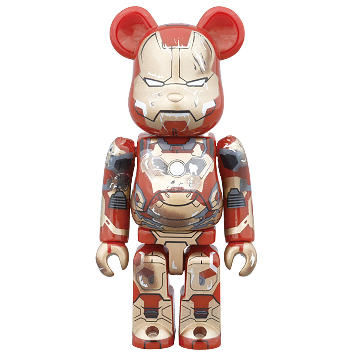 BE@RBRICK IRON MAN MARK XLII（42） 
DAMAGE Ver. 100%