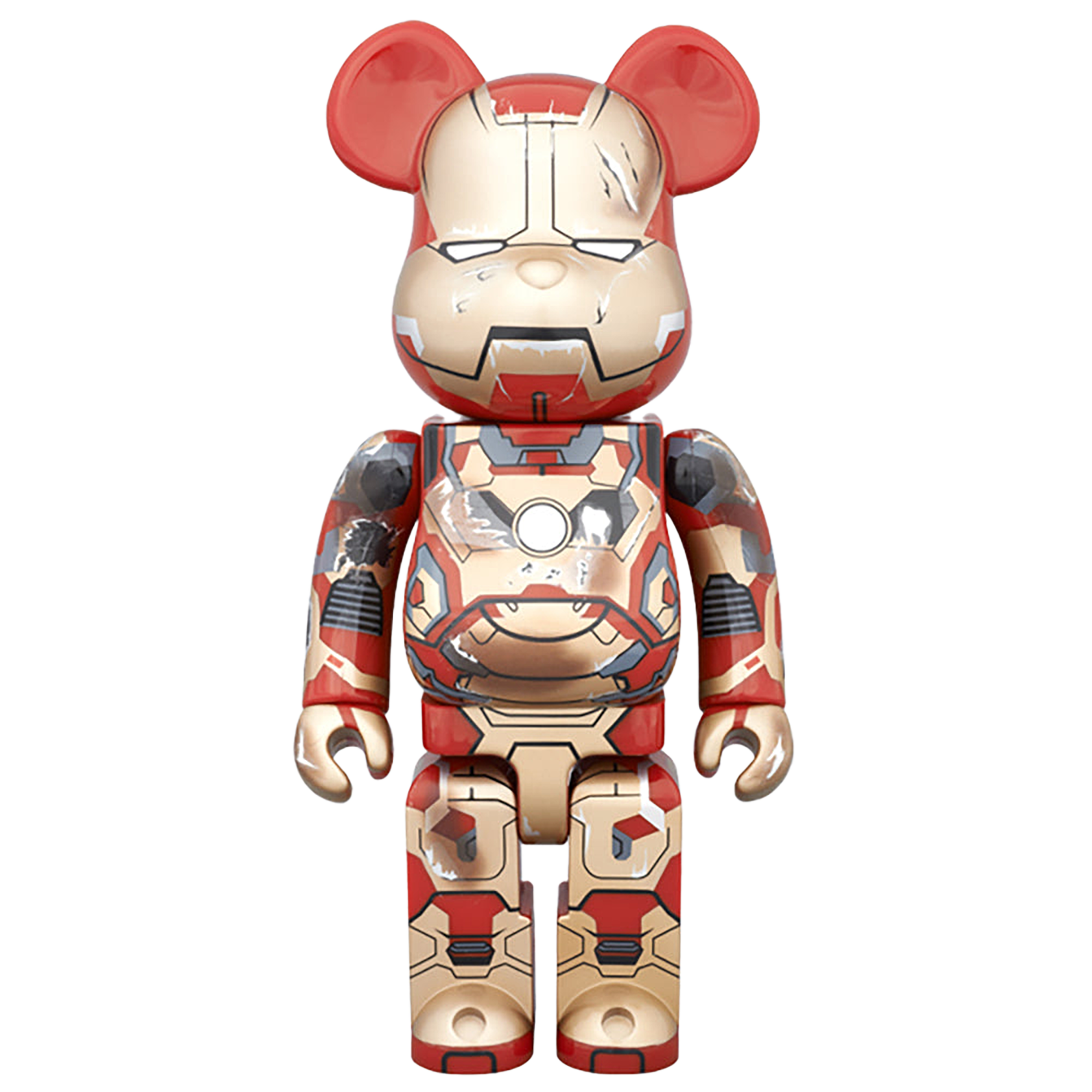 BE@RBRICK IRON MAN MARK XLII（42） 
DAMAGE Ver. 400%